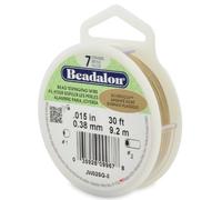 Beadalon Bead Stringing Wire, Silvergold
