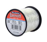 Beadalon Beading Cord, Rubber, 1 mm/100 m