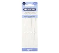 Beadalon Collapsible Eye Beading Needles, Extra Fine, 0.24 mm / .009 inches Diameter, 5 inches Length, 4 pc