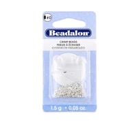 Beadalon Crimp 1.3 mm Silver Plated Bead