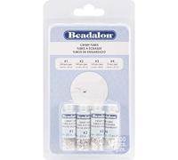 Beadalon Crimp Tubes Variety Pack Sizes 1, 2, 3 & 4 600/Pkg-Silver-Plated