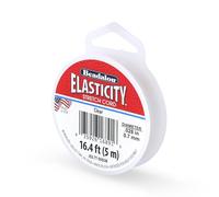 Beadalon Elasticity Stretch Cord, 0.7 mm, Clear, 5 m