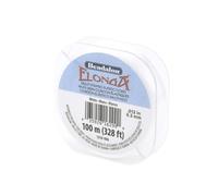 Beadalon Elonga Stretch Cord, 0.3 mm / 0.012 in, White, 100 m / 328 ft