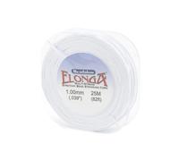 Beadalon Elonga Stretch Cord, 1.0 mm / 0.039 in, White, 25 m / 82 ft