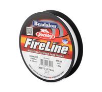 Beadalon FireLine Beading Thread by Berkley, 0.005", Break Strength 4 lb, Crystal, 300 yd
