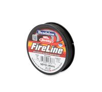 Beadalon FireLine Beading Thread by Berkley, 0.005", Break Strength 4 lb, Smoke, 50 yd