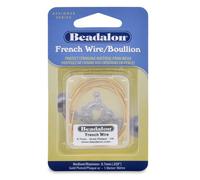 Beadalon French Wire/Bullion, Gold Color