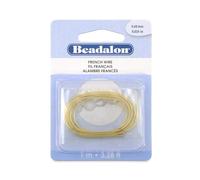 Beadalon French Wire/Bullion, Gold PLT