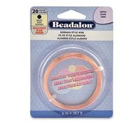 Beadalon German Style Wire-Copper Round - 20 Gauge, 19.7'
