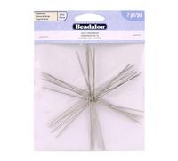 Beadalon Ornament Wire Form 4.5" 0.8mm Diameter 7/Pkg-Snowflake