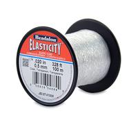 Beadalon Stretch Cord, Rubber, 0.5 mm/100 m