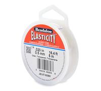 Beadalon Stretch Cord, Rubber, 0.5 mm/5 m