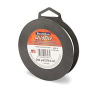 Beadalon WildFire Thermally Bonded Beaded Thread, Frost