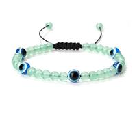 beaded adjustable 4mm tiger eye stone malachite wishing bracelets handmade bangles