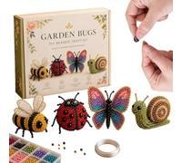 Beaded Animal Craft Kit 180g PVC Mini 3D Crafting Toy Instruction Guide Educational Learning Set Kids Teens Adults Beginners Home Party Classroom School Activity Creative Hobby Gift DIY Fun Craft Set