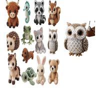 Beaded Animal Craft Kit - Jewelry Making Crafting Beads, Fun Handmade Easy Craft Set, for Adults Teens Beginners Handcraft Lovers Home School Art Class Workshop Travel