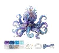 Beaded Animal Kit | Realistic 3D Sea Theme Charms - Animal Beads,for Classroom Activities DIY Projects Beginner Enthusiast Holiday Ornament Party Favors