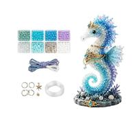 Beaded Animal Kit | Realistic 3D Sea Theme Charms - Bead Art,for Classroom Activities DIY Projects Beginner Enthusiast Holiday Ornament Party Favors
