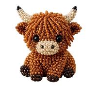 Beaded Animal Kit, Tiny 3D Bead Embroidery Kit, Handmade 3D Animals & Bird Beads Craft Set with Instructions, Stress Relief Creative DIY Decoration Kits for Adults Teens Beginners