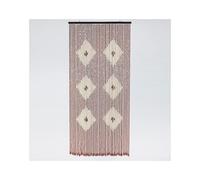 Beaded Bamboo Wooden Door Curtain Hanging Summer Fly Screen 90 x 180cm