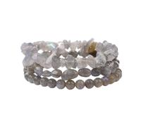 Beaded Bracelets For Men, 6Mm/8Mm Natural Stone Beaded Bracelets Set For Women,Rose Quartz Tiger Eye Stone And Agate Stretch Crystal Stacked Bangle Versatile Jewellry Gift For Mothers Day Fathers Da