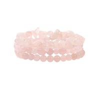 Beaded Bracelets For Men, 6Mm/8Mm Natural Stone Beaded Bracelets Set For Women,Rose Quartz Tiger Eye Stone And Agate Stretch Crystal Stacked Bangle Versatile Jewellry Gift For Mothers Day Fathers Da