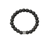 Beaded Bracelets For Men, Zodiac Bracelets For Women And Men Natural Gemstone Beaded Bracelet Star Sign 12 Constellation Horoscope Bangles Lava Rock Wristbands Friendship Birthday Gifts Aries