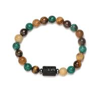 Beaded Bracelets for Women,High-End 8Mm Natural Gemstone Stone Crystal Zodiac Elastic Relief Reiki Yoga Elastic Beaded Bracelets,Energy Jewellery for Women Men Capricorn