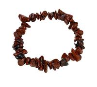 Beaded Bracelets,Natural Irregular Gravel Crystal Bracelets Reiki Elastic Crystal Bangle Jewelry for Women Men Christmas Birthday Gifts Swan Stone