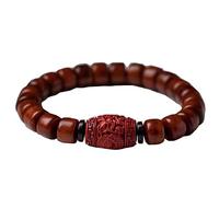 Beaded Bracelets,Rosary Beads,Xizang style yak bone bracelet Tibetan rosary bull horn bracelet New Year gift Bracelet Jewelry Single Loop Buddha Bead Bracelet Art Jewelry