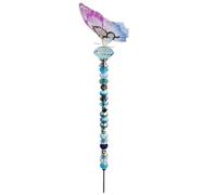Beaded Butterfly Fairies Wand Stake Kits with Colorful, Blue | Weather Resistant Outdoor Decoration for Lawns Yard Flowerbed Project Adult Lovers