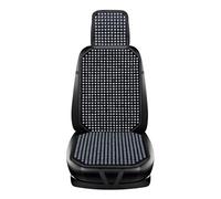 Beaded Car Seat Cover,Car Seat Beads Cool Wooden Bead Car Seat Cushion Is Universal, Physical Cooling, Refreshing And Breathable, Non-Slip Base Cloth, Clothing Seat, 5 Colors Are Available(Elegant Gra