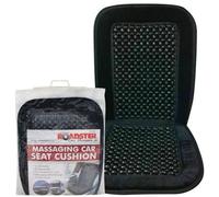 Beaded Car Seat Cover Massaging Relax Universal Comfort Front Chair Soft Cushion Protector Gentle Support Travel Adjustable Strap