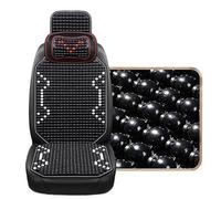 Beaded Car Seat Covers 1PCS Summer Cool Car Seat Cover Natural Maple Wood Bead Cushion Massage Breathable Environmental Waterproof Mat(1PCS M)