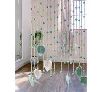 Beaded Curtain for Doorway, Window Door Divider Strand, Boho Hanging String Beads for Wedding, Coffee House, Home Decor (39.4in)