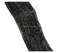 Beaded Door Curtain,Door Beads Beaded String Curtain Door Beads Thread Curtains Window Wall Panel Room Divider Doorway Home Living Wedding Decor(Black,2.5x2.6m)