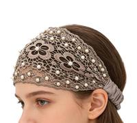 Beaded Headband Pearl Flower Headband
