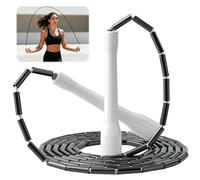 Beaded Jump Rope Adjustable with Unbreakable Handles Shatterproof Beads for Enhanced Fitness Training Ultra-Wearproof Non-Kinking PVC for Adults Men & Women Designed for All Levels & Indoor/Outdoor