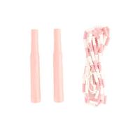 Beaded Jump Rope, Jump Rope for Kids Jump Rope Adjustable Length 3 Meters Nylon Rope Segmented Soft Beaded Skipping Rope for Kids Adults (Pink Routine)