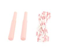 Beaded Jump Rope, Kids Jump Rope Jump Rope Adjustable Length 3 Meters Nylon Rope Segmented Soft Beaded Skipping Rope for Kids Adults (Pink Routine)