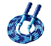Beaded Jump Rope - Kids Skipping Ropee, Skipping Rope, 8FT Adjustable String With Ergonomic Handles | For Workout Exercise Gym School PE Home Outdoor Training Competition Weight Loss