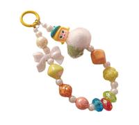 Beaded Phone Charm, Case Decorative Pendant, Professional Multipurpose Backpack Strap Bag Dolls for Smartphones Keys Cute Aesthetic Accessories 1-Pack Professional Hardware Gear 40g