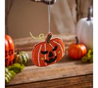 Beaded Pumpkin Hanging Decoration