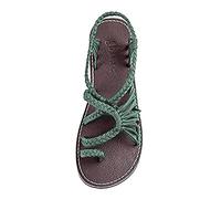 Beaded Sandals For Women Flat Sandals For Women Slip On Bohemian Sandal Bunion Corrector Sandal Orthopedic Walking Sliders Clip Toe Flat Sliders For Big Toes Hallux Valgus Slippers
