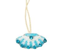 Beaded Sea Animal Keychain Practical Fabric Patches Keyring Accessory Bag Ornament Contemporary Bags Decoration Marine Life Fabric Keychain