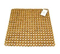 Beaded Seat Cover - Car Seat Beads | Beaded Seat Cushion | Office Chair Covers for Long Trips, Office Chair, Cars for Long Sitting | Space Between The Wooden Beads, Very Suitable for Summeruse