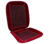 Beaded Seat Cover Cooling and Massaging Universal Car Seat Cushion for Vehicle, Office Chair, Summer Travel Comfort Accessories, Wine Red