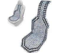 Beaded Seat Covers, Beaded Car Seat Cover 51x15 Inch Wooden Car Cover Breathable, Cooling & Massaging Universal Automobile Accessories, Grey