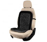 Beaded Seat Cushion Cover - Massaging Relax Front Chair | Plush Velvet Rim For Texture, Comfort And Luxury | Strong Durable Fabric | Universal Sizing | Ideal For: Cars, Van's, 4x4's And Caravan's