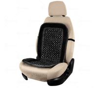 Beaded Seat Cushion Cover - Massaging Relax Front Chair | Plush Velvet Rim For Texture, Comfort And Luxury | Strong Durable Fabric | Universal Sizing | Ideal For: Cars, Van's, 4x4's And Caravan's